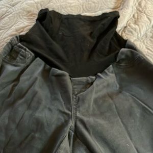 Dark grey maternity pants